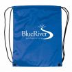 Custom Personalized Nylon Drawstring Backpack - 13.5"w x 16.5"h
