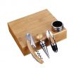 Eco-friendly Custom Wine Tool Gift Set - 4 Piece