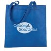 Custom Imprinted Non-Woven Convention Recycled Tote Bags - 15.5"w x 15"h x 0.5"d