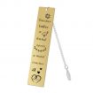 Personalized Inspirational Metal Bookmark