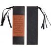 Premium Imprinted PU Leather Bookmark