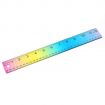 12" Acrylic Imprinted Gradient Ruler