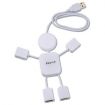 Imprint Logo 4-Port USB Happy Man Hub