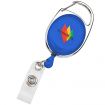 Clip-On Retractable Badge Holder - Translucent - Full Color