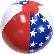 6" Patriotic Star Beach Ball