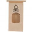 Kraft Paper Coffee Bag with Window-Foil Stamp