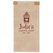 Small Kraft Paper Coffee Bag-Foil Stamp