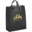 Translucent Frosted Soft Loop Promo Shopping Bag - 13"w x 17"h x 6"d - Foil Imprint