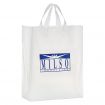 Clear Frosted Soft Loop Shopper Bag 13x16x5