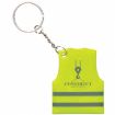 Reflective Safety Vest Promotional Keytag