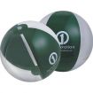 16" Forest Green/Clear Beach Ball