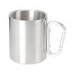 Stainless Carabiner Handle Custom Imprinted Mugs - 10 oz.