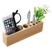 Multi-Function Wood Desk Organizer