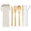 Utensil Set with Custom Travel Pouch - 7 Piece