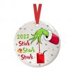 Round Acrylic Promotional Christmas Ornament