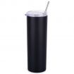 20 oz. Stainless Steel Insulated Skinny Tumblers with Straw