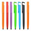 Custom Colorful Bar Stylus Ballpoint Pens with Screen Cleaner