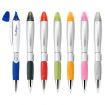 Custom Promotional Ballpoint Pen & Highlighter with Comfort Grip