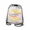 Custom Clear PVC Promotional Drawstring Backpack - 12"w x 12"h