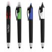 Imprinted Custom 3-in-1 Stylus Pens with Highlighter