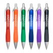 Promotional Custom Colorful Budget Logo Gel Pen with Rubber Grip