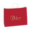 Custom Logo Printed Gloss Finish Shopper with Twisted Promo Paper Handles - 12"w x 16"h x 6"d