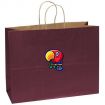 Promotional Full Color Matte Finish Custom Logo Shopping Bag - 16"w x 12"h x 6"d