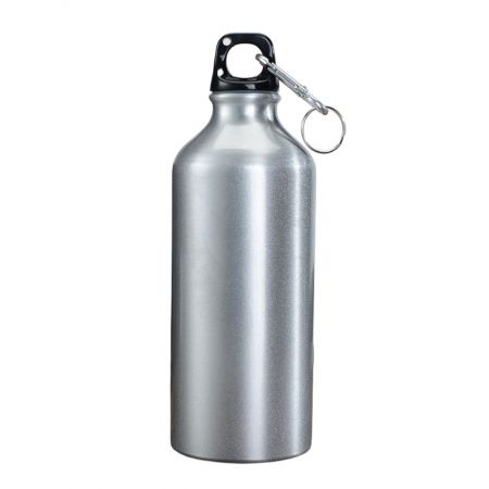 Promotional Aluminum Water Bottle with Carabiner - 20 oz.
