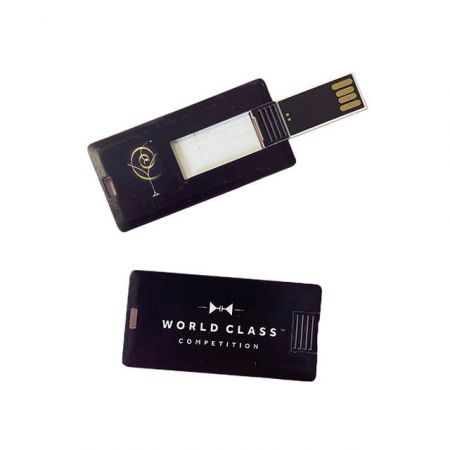 Custom Slim Tag Card USB Drives Promotional Imprinted Giveaways