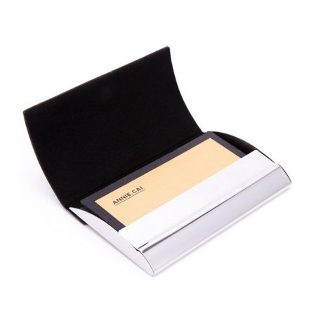 Textured Magnetic Business Card Holder