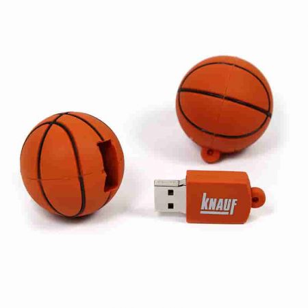 Custom Basketball Shape USB Flash Drive