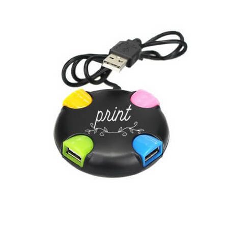 Promotional Round Shape Colorful USB HUB