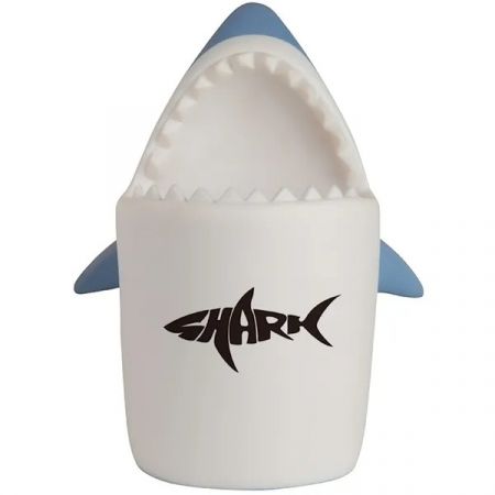 White/Blue Shark Pen Holder