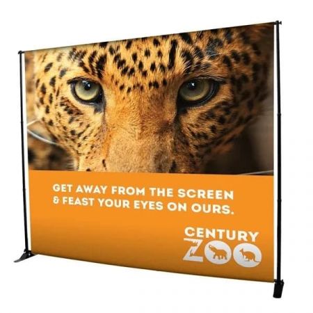 10' Deluxe Exhibitor Expanding Backdrop Display Kit