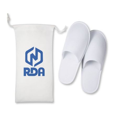 Customize Travel Slippers in Pouch