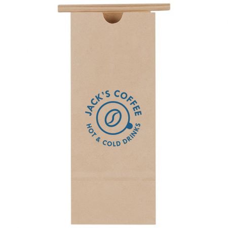 Large Kraft Paper Coffee Bag-Foil Stamp