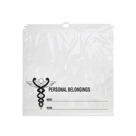 Cotton Cord Drawstring Bag W/ Medical Industry Stock Design And Customization