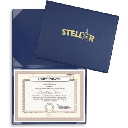 Vinyl Certificate & Promotional Diploma Folder - 11.5"w x 8.88"h