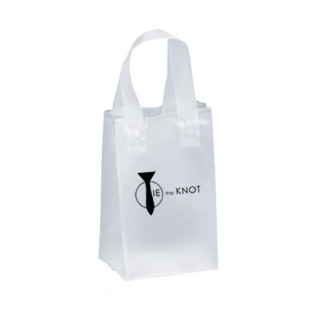 Foil Hot Stamp Shopping Frosted Plastic Bags