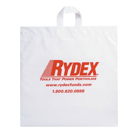 Fused Soft Loop Handle Plastic Bag (20"x20"x6")