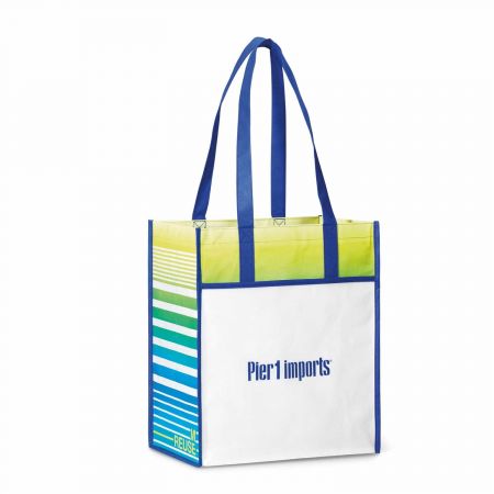 Customized Horizons Laminated Shopper Bags