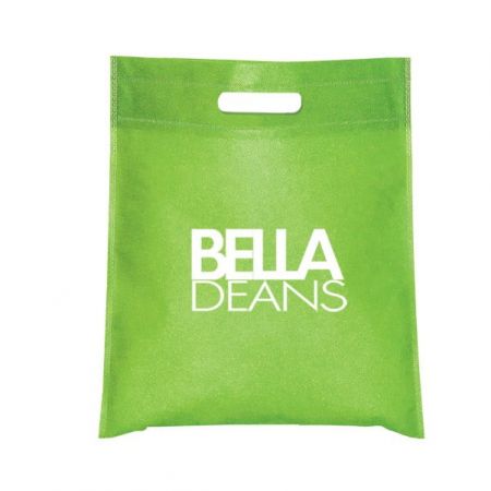 Custom Non Woven Cut-Out Promotional Handle Tote - 11" W x 14" H