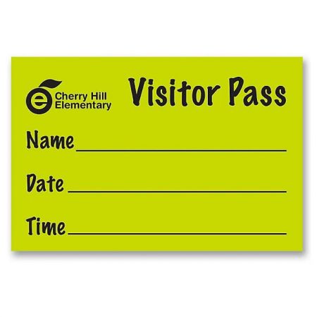 Visitor Pass Sticker