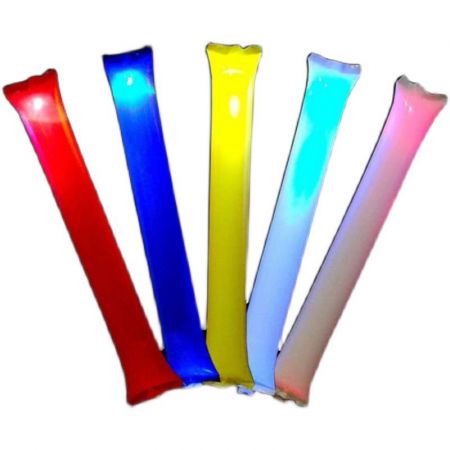 Light-Up Logo Printed Thunder Sticks - Pair