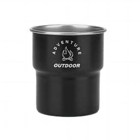 Promotional Stackable Outdoor Camping Coffee Cup - 10 oz.