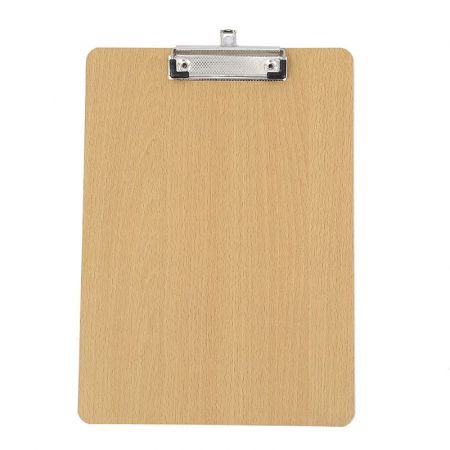 Letter Sized Custom Wood Clipboard with Metal Clip