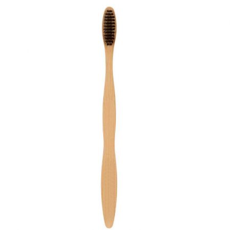 Hoist Shape Custom Bamboo Toothbrush for Adult