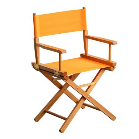 Table Height Custom Director's Wood Folding Chair