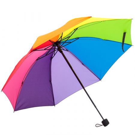 Promotional Rainbow Folding Custom Umbrella - 42"