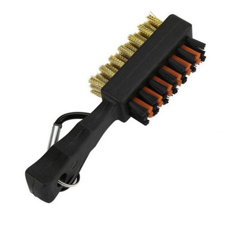Promotional Golf Cleaning Brush with Carabiner